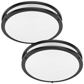 TOBUSA 2-pack box-front ready-to-install ceiling lights for quick setup