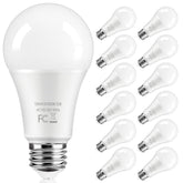 TOBUSA 12-pack box display of daylight LED bulbs with 5000K brightness