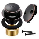 TLOZX oil rubbed bronze bathtub drain with durable metal construction for daily use.