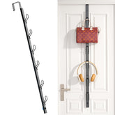TOMIR over-the-door hooks long with six hooks for coats and bags.