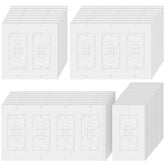 Tondiamo wall plate insulation pack reduces drafts for a more comfortable room