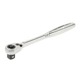 Tone Ratchet Handle compact head with 3/8 inch drive for precise control.