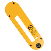 TonGass dado throat plate for DeWalt DWE7490 locks securely for precise dado cuts.