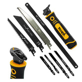 Toolan 8-in-1 multi blades hand saw with ergonomic TPR handle for reduced fatigue