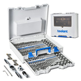 Toolant 127-piece ratcheting tap and die set main tool body for precise threading