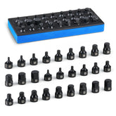 Toolant anti-roll hex socket for stable positioning during fastening.