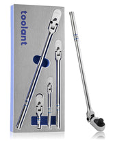 Toolant 4Pcs flex head ratchet set compact head for tight spaces and recessed fasteners.