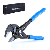 Toolant 7-inch plier wrench with parallel jaws for a secure grip.