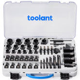 Toolant bolt extractor kit assembly for versatile damaged fastener removal