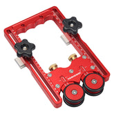 Toolcool One Way Bearing Roller Featherboard top view for smooth feeding with reduced friction.