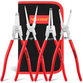 TOOLEAGUE snap ring pliers set straight internal pliers for precise ring installation.