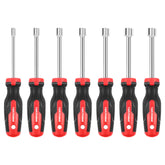 TOOLEAGUE nut driver set with hollow shaft and 3-inch reach for deep bolts