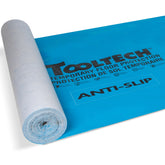 Toolway temporary floor protection unrolled to cover a 300 sq ft renovation area.