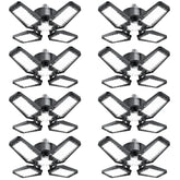 TOPAUBUB garage light with 4+1 panels for wide 360° coverage