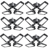 TOPAUBUB garage light 6-pack providing bright, even illumination for workshops