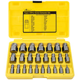 Topec screw extractor set full kit for versatile bolt removal