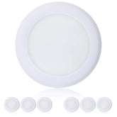 TOPELER 6-inch dimmable flush-mount disc light brightens spaces with energy efficiency