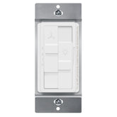 TOPGREENER Kalide combo dimmer switch front view showing light and fan sliders.