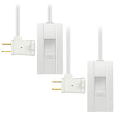 TOPGREENER TGTTDL300-W dimmer slide control in white for smooth lighting.