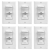 TOPGREENER TSOS5 white wall plate included for a clean, professional installation.