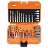 Topme 19-piece screw extractor set in case for faster repairs