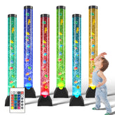 TOPSUPPLIES bubble-tube lamp 4ft displaying calming bubbles for focus