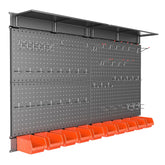 TORACK metal pegboard overview with sturdy panels for organized tools.