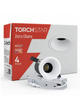 Torchstar 3-inch anti-glare downlight front view reduces harsh brightness in living spaces