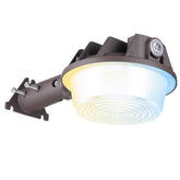 TORCHSTAR 3CCT LED barn light with adjustable wattage for flexible outdoor brightness.