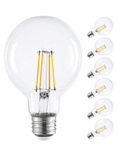 TORCHSTAR G25 Globe bulb for vanity lighting with crisp ambience and energy savings.