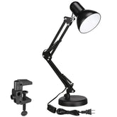 Torchstar metal desk lamp with clamp and swing arm for versatile lighting.