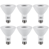 TORCHSTAR PAR30 LED bulb long-neck spotlight enhances recessed lighting and energy efficiency.