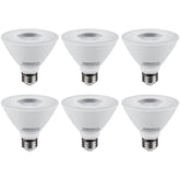 TORCHSTAR PAR30 short neck bulb front view showing a focused 40° beam for spot lighting.