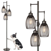 Torondo 68-inch dimmable floor lamp in a modern living room.