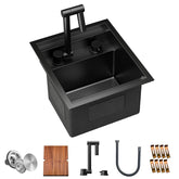 TORVA RV sink in compact 13x15 inch size ideal for small spaces and RV kitchens.