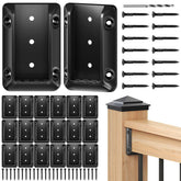 TOSCOCO deck bracket connection provides sturdy post joints for long-lasting decks.