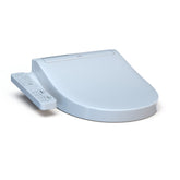 TOTO WASHLET KC2 round seat close-up with heated comfort and soft-close lid