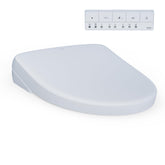 TOTO WASHLET S7A elongated cotton white seat with warm cleansing