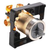 TOVEN-RV R10000-UNBXHF exterior valve body with brass mounting bracket for durability