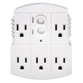 Tower 30440003 GFCI 5-outlet adapter for safe indoor power distribution.