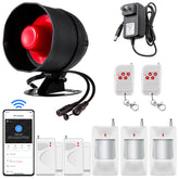 Towode wifi-alarm-hub enables remote monitoring and customizable alerts.