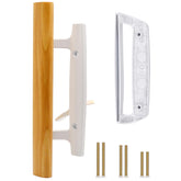 TPard oak interior handle for sliding doors, offering warm style and sturdy grip.