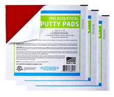 Trademark Soundproofing Acoustical Putty Pads around an electrical outlet to block sound leakage.