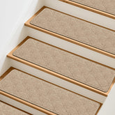 TranquilMoments stair treads on wood stairs reduce noise and wear
