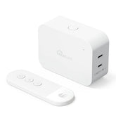 TREATLIFE 2-in-1 dimmer plug with remote for easy lighting control.