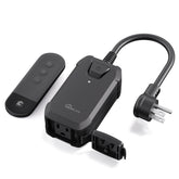 TREATLIFE outdoor dimmer plug with remote for effortless lighting control