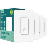 TREATLIFE smart switch 4-pack front view for easy modern lighting control