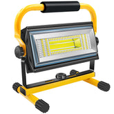 Tresda 100W COB work light front view highlights powerful beam for wide-area tasks