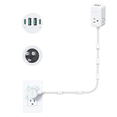 TROND 360° rotating plug enables easy access behind furniture.