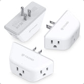 TROND outlet extender 3-pack top view with three sockets for easy charging